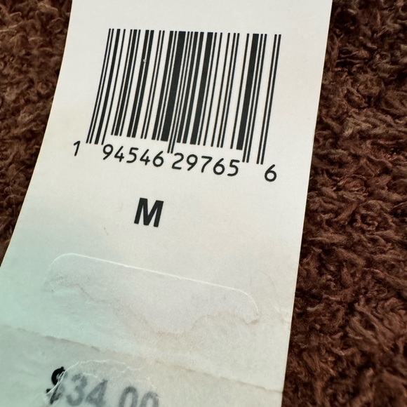 NWT STEVE MADDEN TANK Medium Chocolate Brown Soft Brushed Terry! NEW WOM… - Picture 3 of 9